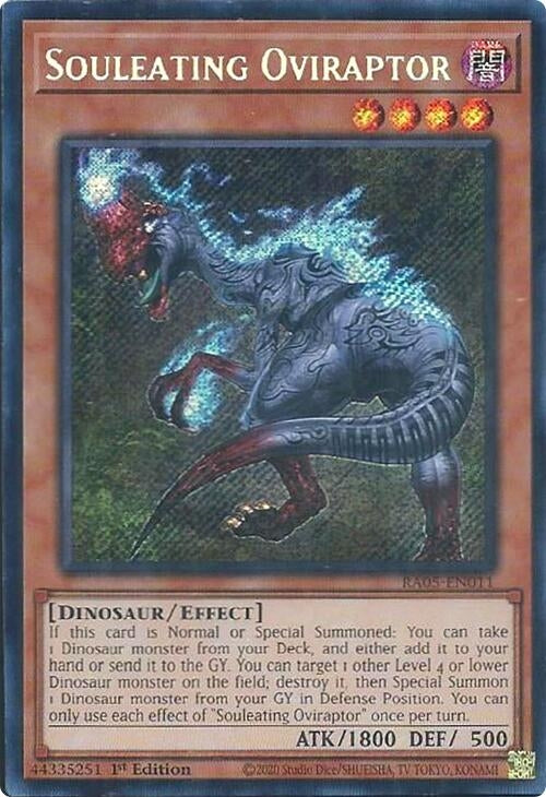 Souleating Oviraptor (Secret Rare) (RA05-EN011) (Rarity Collection 5)