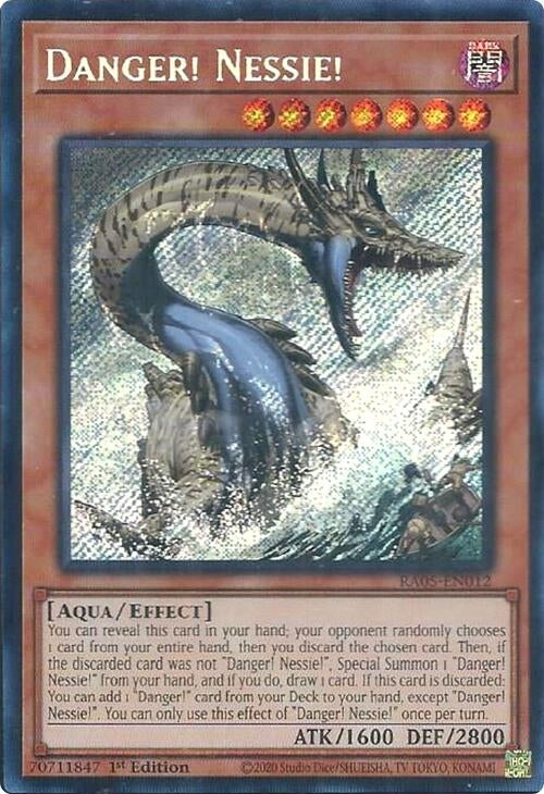 Danger! Nessie! (Secret Rare) (RA05-EN012) (Rarity Collection 5)