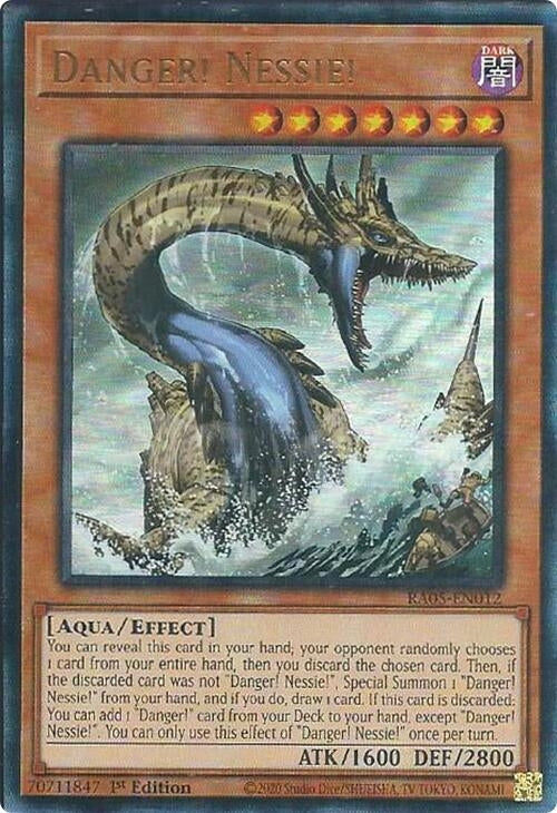 Danger! Nessie! (Ultimate Rare) (RA05-EN012) (Rarity Collection 5)