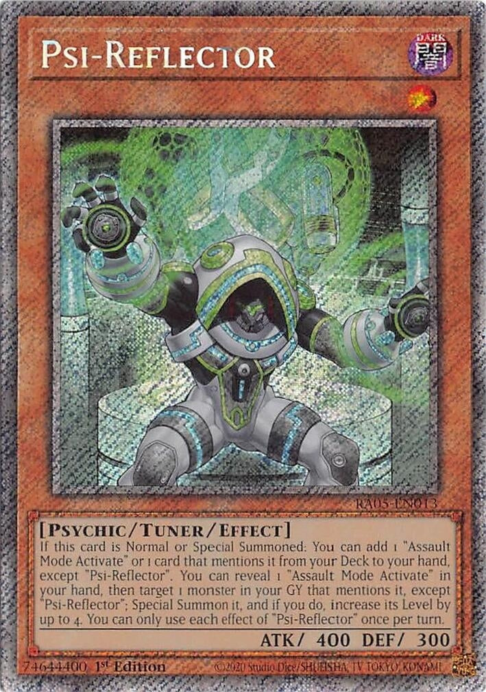 Psi-Reflector (Platinum Secret Rare) (RA05-EN013) (Rarity Collection 5)