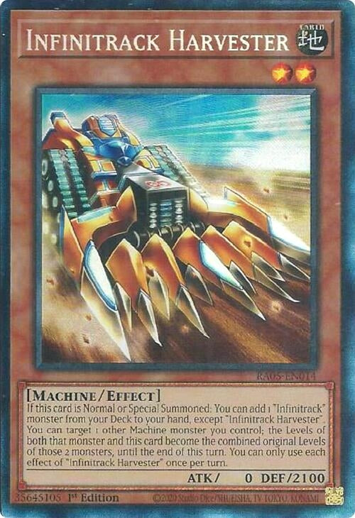 Infinitrack Harvester (Collector's Rare) (RA05-EN014) (Rarity Collection 5)