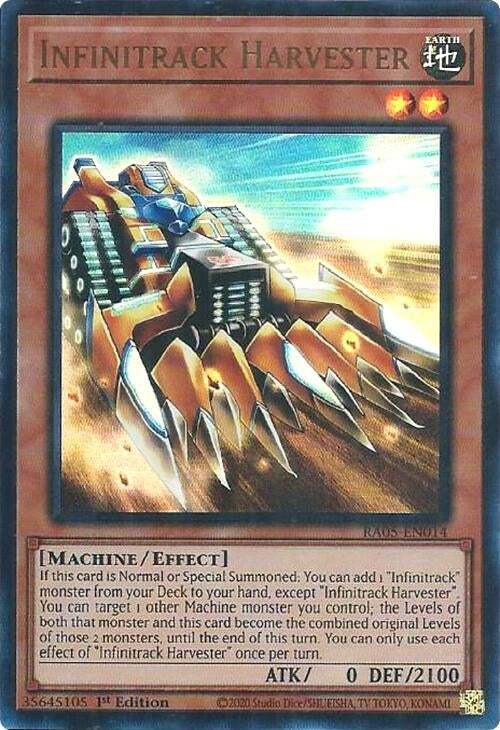 Infinitrack Harvester (Ultra Rare) (RA05-EN014) (Rarity Collection 5)