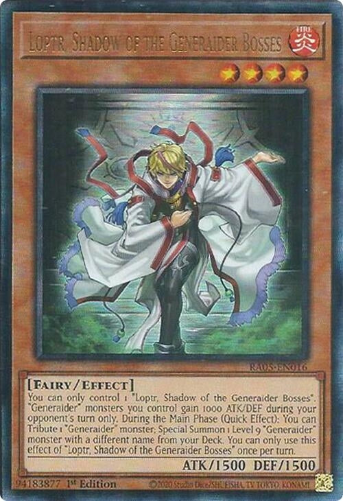 Loptr, Shadow of the Generaider Bosses (Ultimate Rare) (RA05-EN016) (Rarity Collection 5)