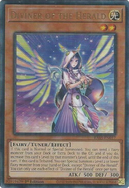 Diviner of the Herald (Ultimate Rare) (RA05-EN017) (Rarity Collection 5)