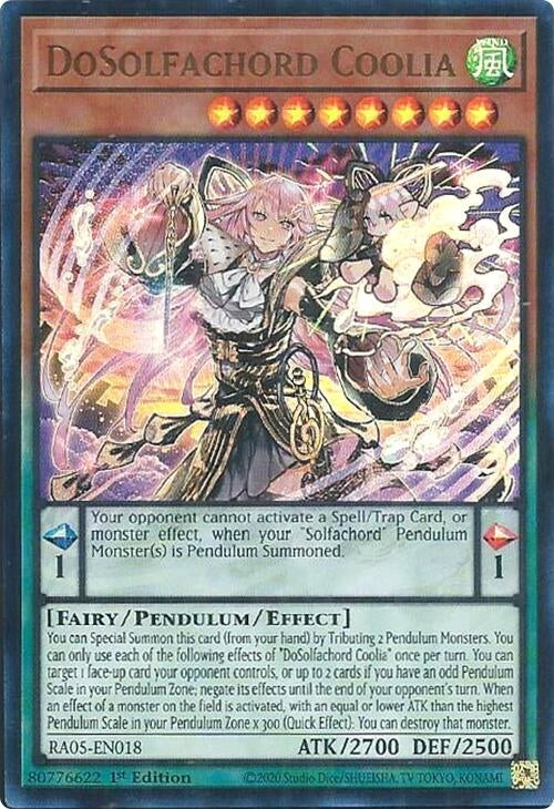 DoSolfachord Coolia (Ultra Rare) (RA05-EN018) (Rarity Collection 5)