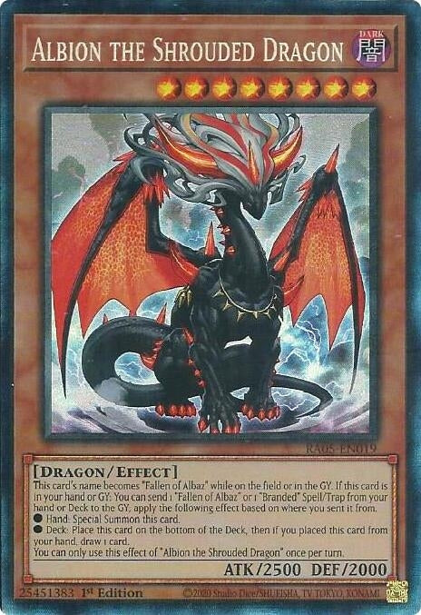 Albion the Shrouded Dragon (Collector's Rare) (RA05-EN019) (Rarity Collection 5)