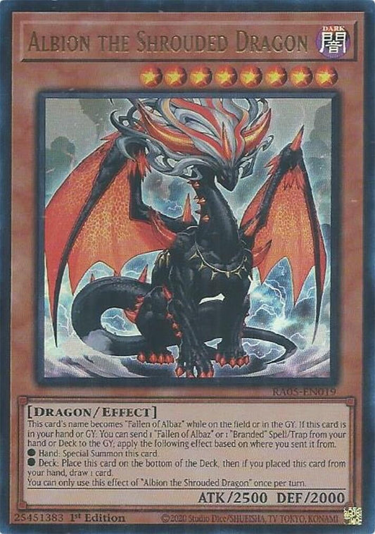 Albion the Shrouded Dragon (Ultra Rare) (RA05-EN019) (Rarity Collection 5)