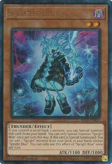 Spright Blue (Ultimate Rare) (RA05-EN021) (Rarity Collection 5)