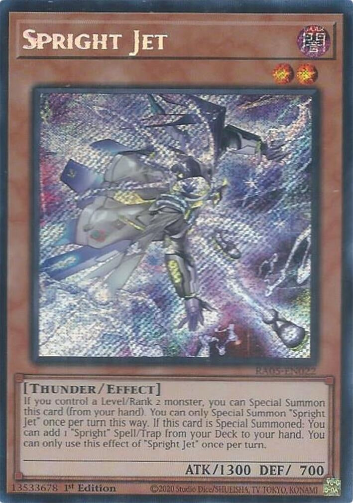 Spright Jet (Secret Rare) (RA05-EN022) (Rarity Collection 5)