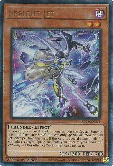 Spright Jet (Ultimate Rare) (RA05-EN022) (Rarity Collection 5)