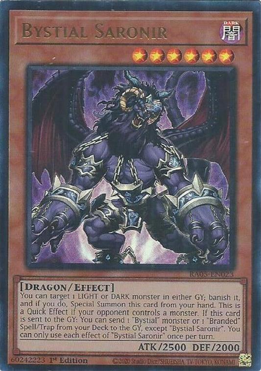 Bystial Saronir (Ultra Rare) (RA05-EN023) (Rarity Collection 5)