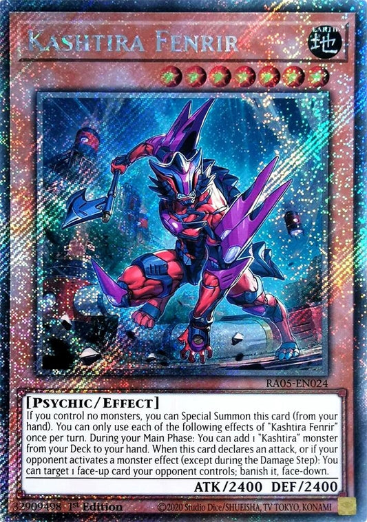 Kashtira Fenrir (Platinum Secret Rare) (RA05-EN024) (Rarity Collection 5)