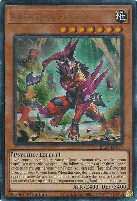 Kashtira Fenrir (Ultimate Rare) (RA05-EN024) (Rarity Collection 5)