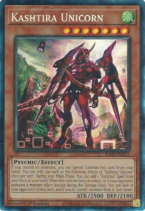 Kashtira Unicorn (Collector's Rare) (RA05-EN025) (Rarity Collection 5)