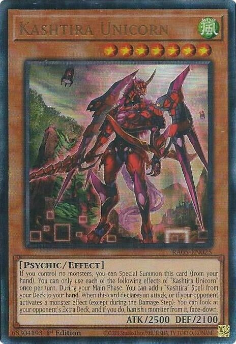 Kashtira Unicorn (Ultimate Rare) (RA05-EN025) (Rarity Collection 5)