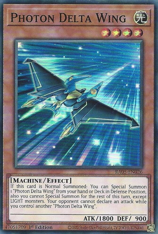 Photon Delta Wing (RA05-EN026) (Rarity Collection 5)
