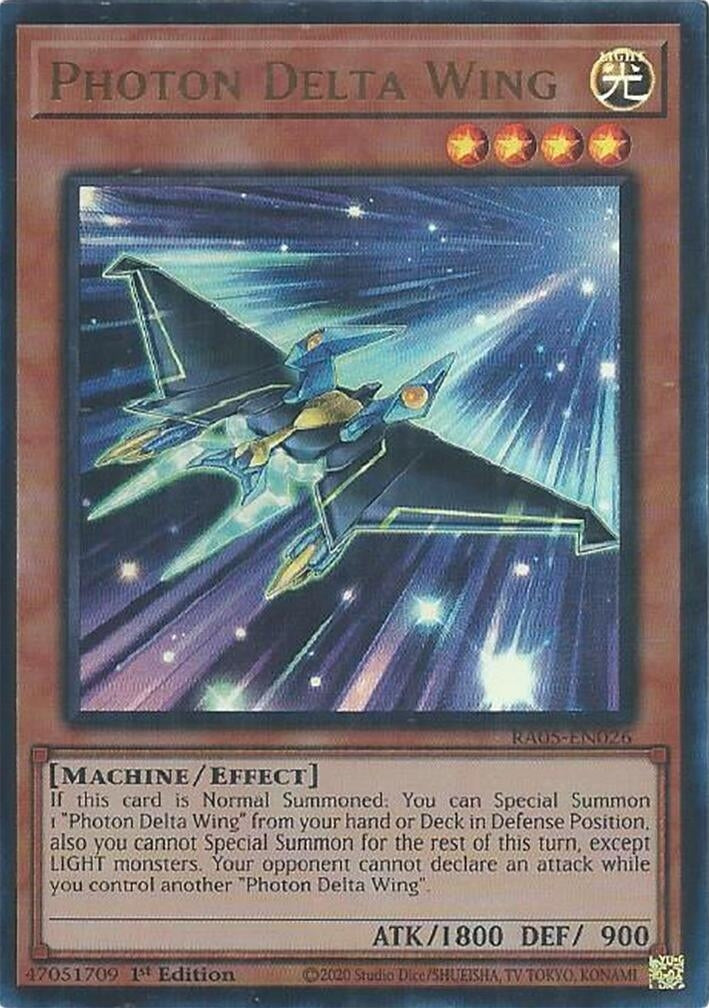 Photon Delta Wing (Ultra Rare) (RA05-EN026) (Rarity Collection 5)