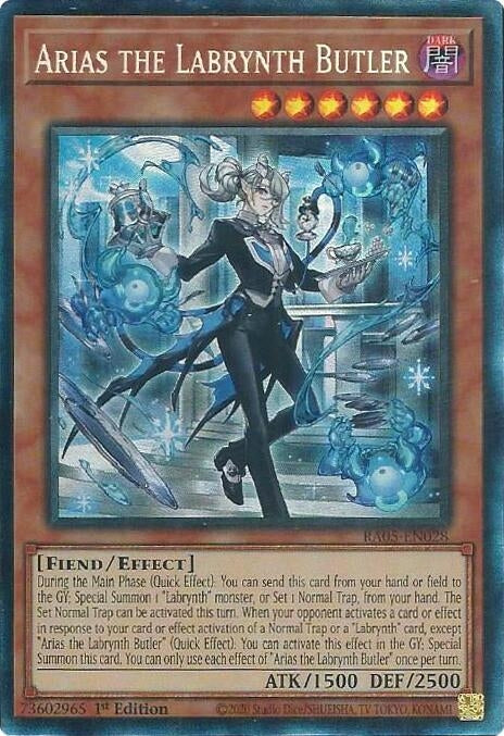 Arias the Labrynth Butler (Collector's Rare) (RA05-EN028) (Rarity Collection 5)
