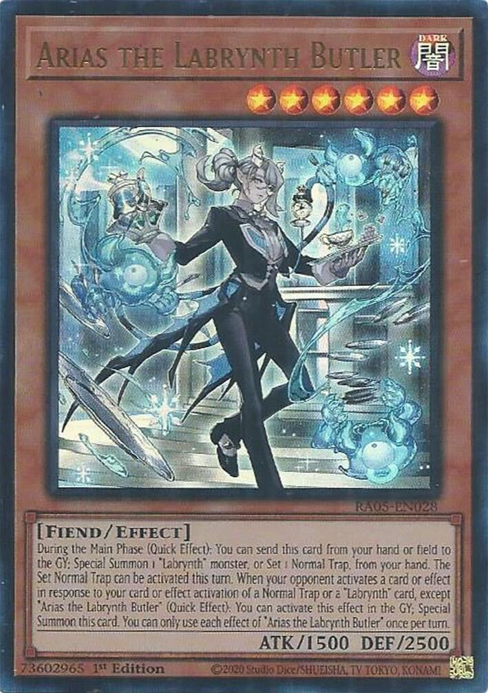 Arias the Labrynth Butler (Ultra Rare) (RA05-EN028) (Rarity Collection 5)