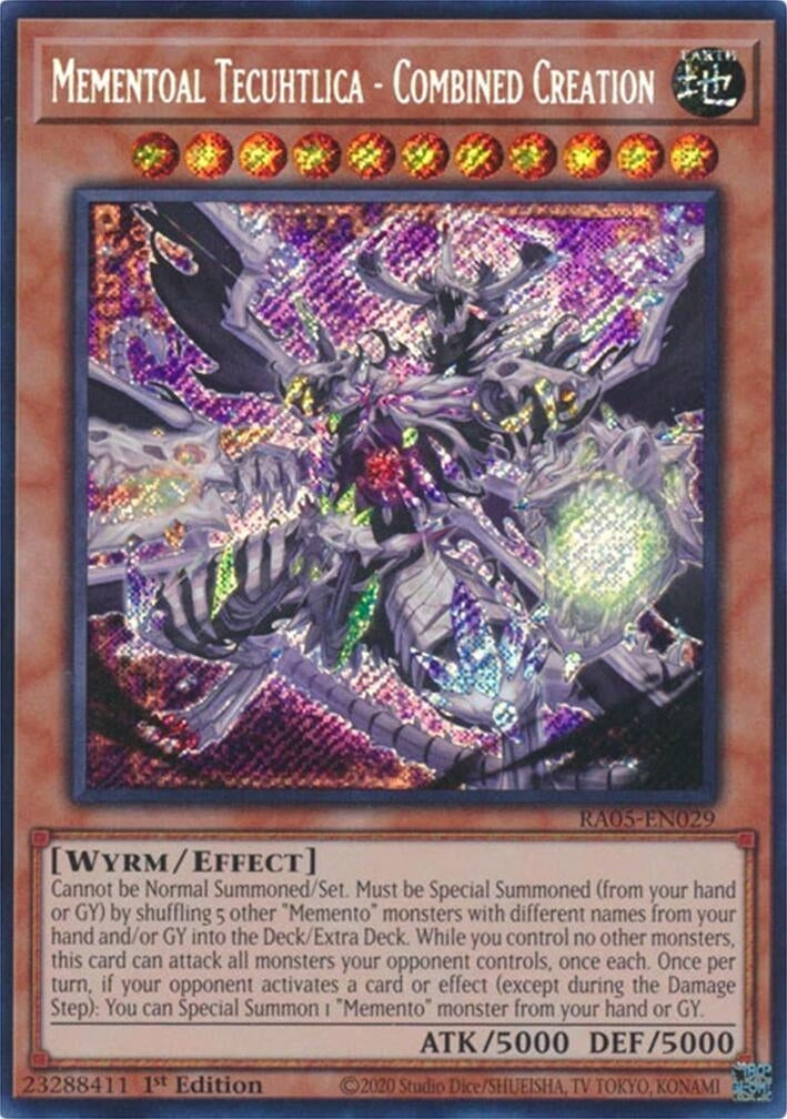 Mementoal Tecuhtlica - Combined Creation (Secret Rare) (RA05-EN029) (Rarity Collection 5)