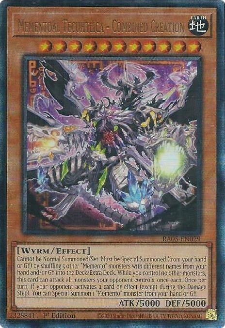 Mementoal Tecuhtlica - Combined Creation (Ultimate Rare) (RA05-EN029) (Rarity Collection 5)