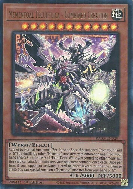 Mementoal Tecuhtlica - Combined Creation (Ultra Rare) (RA05-EN029) (Rarity Collection 5)