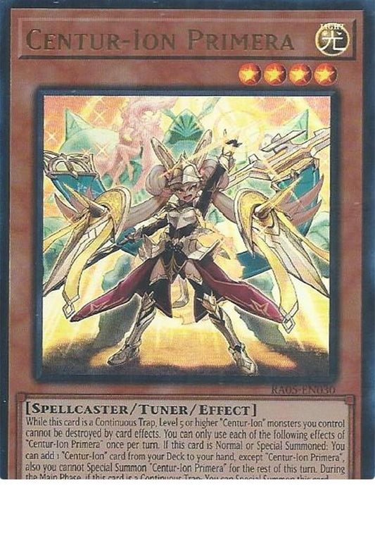 Centur-Ion Primera (Ultra Rare) (RA05-EN030) (Rarity Collection 5)