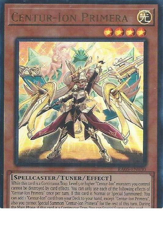 Centur-Ion Primera (Ultra Rare) (RA05-EN030) (Rarity Collection 5)