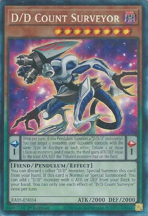 D/D Count Surveyor (Collector's Rare) (RA05-EN034) (Rarity Collection 5)