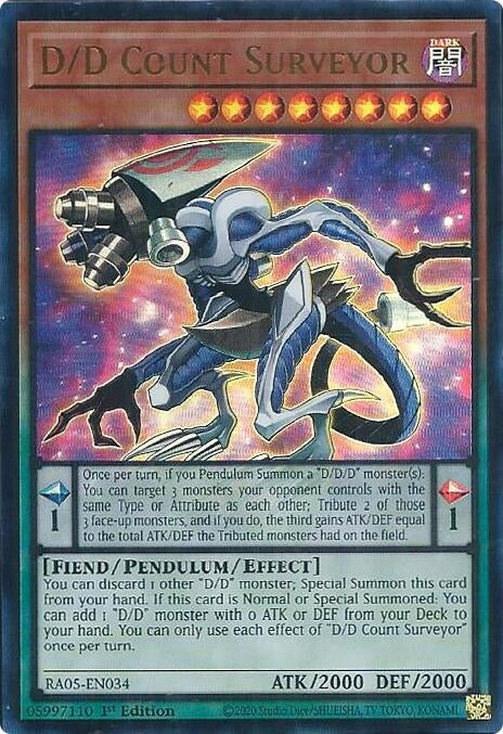D/D Count Surveyor (Ultra Rare) (RA05-EN034) (Rarity Collection 5)
