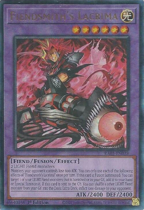 Fiendsmith's Lacrima (Ultimate Rare) (RA05-EN038) (Rarity Collection 5)