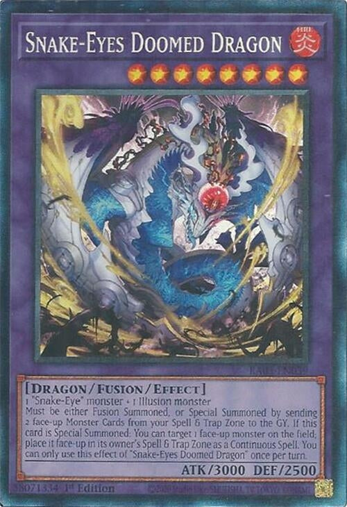 Snake-Eyes Doomed Dragon (Collector's Rare) (RA05-EN039) (Rarity Collection 5)