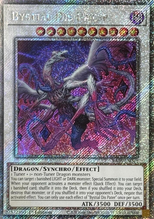 Bystial Dis Pater (Platinum Secret Rare) (RA05-EN041) (Rarity Collection 5)