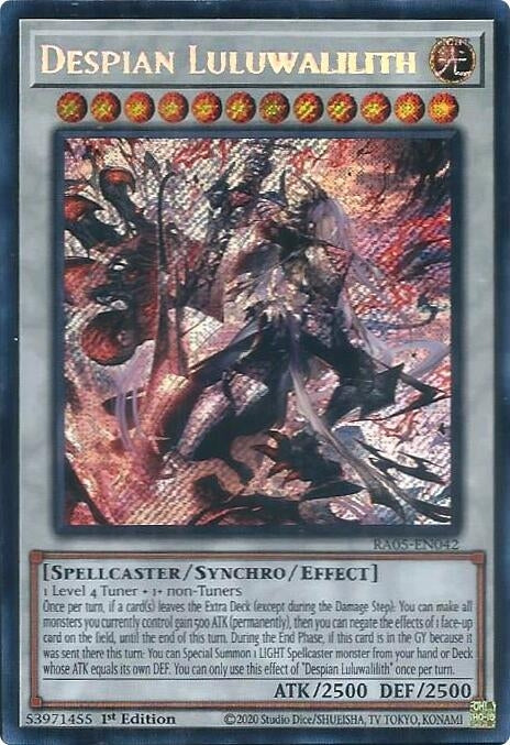 Despian Luluwalilith (Secret Rare) (RA05-EN042) (Rarity Collection 5)