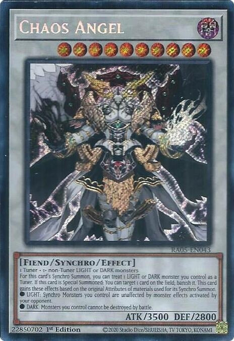 Chaos Angel (Secret Rare) (RA05-EN043) (Rarity Collection 5)