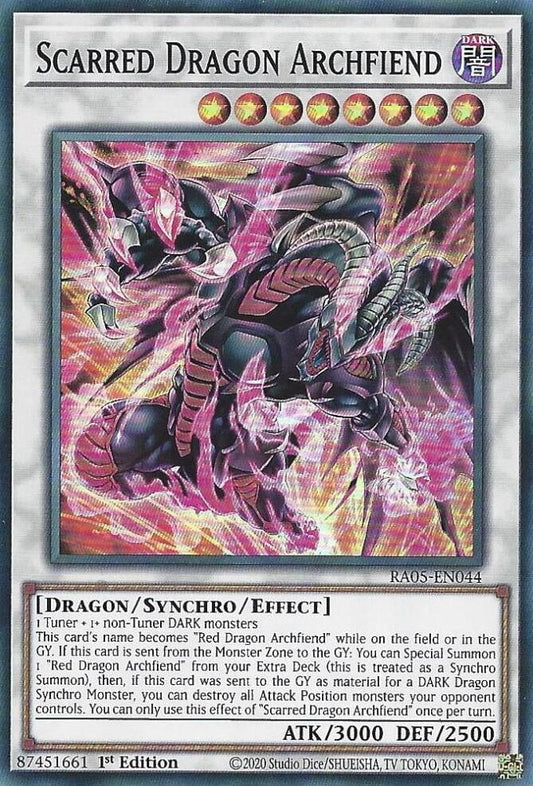 Scarred Dragon Archfiend (RA05-EN044) (Rarity Collection 5)