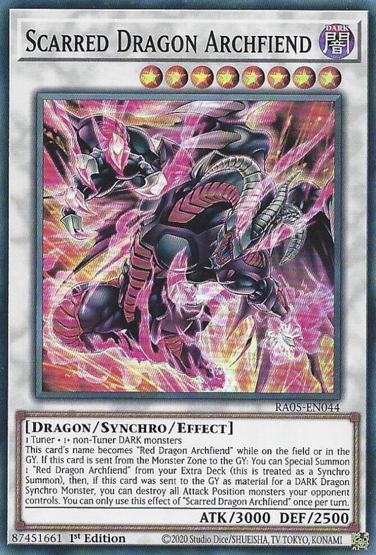 Scarred Dragon Archfiend (RA05-EN044) (Rarity Collection 5)