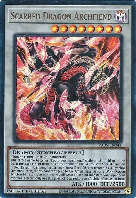 Scarred Dragon Archfiend (Ultra Rare) (RA05-EN044) (Rarity Collection 5)