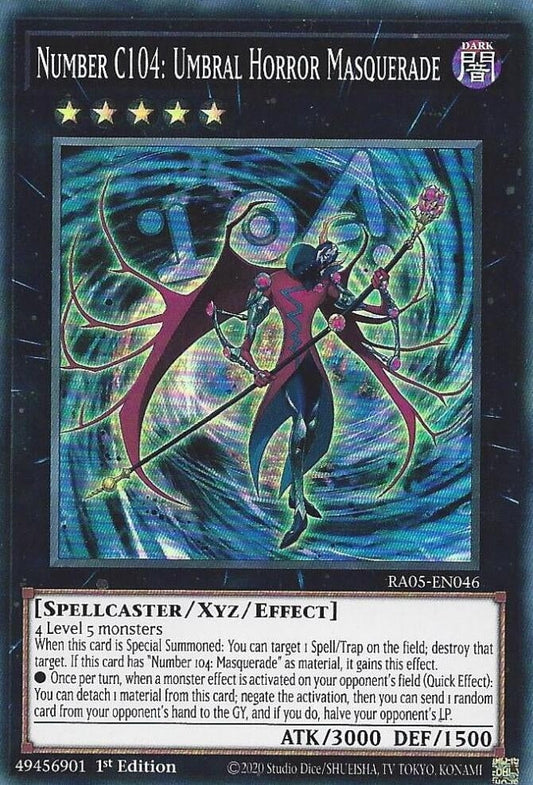 Number C104: Umbral Horror Masquerade (RA05-EN046) (Rarity Collection 5)