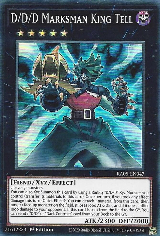 D/D/D Marksman King Tell (RA05-EN047) (Rarity Collection 5)