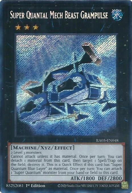 Super Quantal Mech Beast Grampulse (Secret Rare) (RA05-EN048) (Rarity Collection 5)