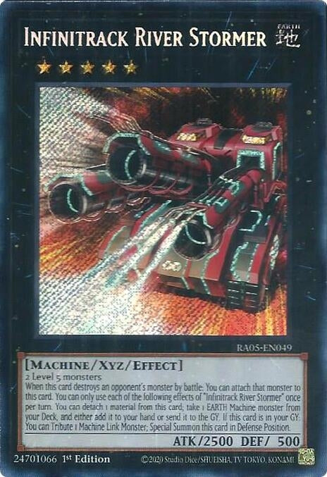 Infinitrack River Stormer (Secret Rare) (RA05-EN049) (Rarity Collection 5)