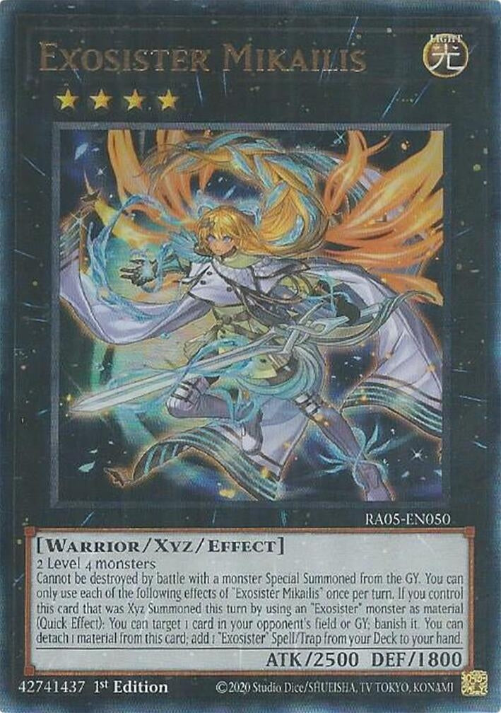 Image for Exosister Mikailis (Ultimate Rare) (RA05-EN050) (Rarity Collection 5) - YuGiOh