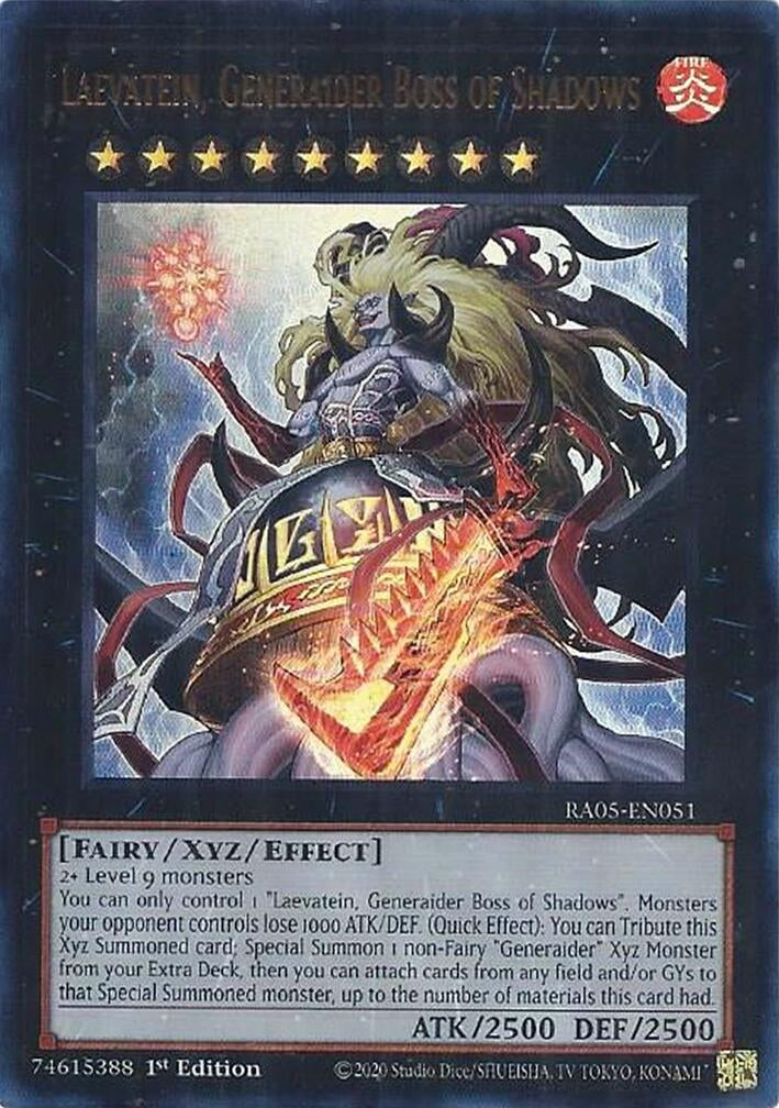 Laevatein, Generaider Boss of Shadows (Ultra Rare) (RA05-EN051) (Rarity Collection 5)