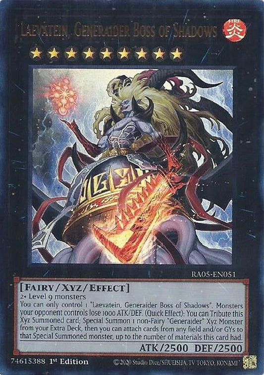 Laevatein, Generaider Boss of Shadows (Ultra Rare) (RA05-EN051) (Rarity Collection 5)