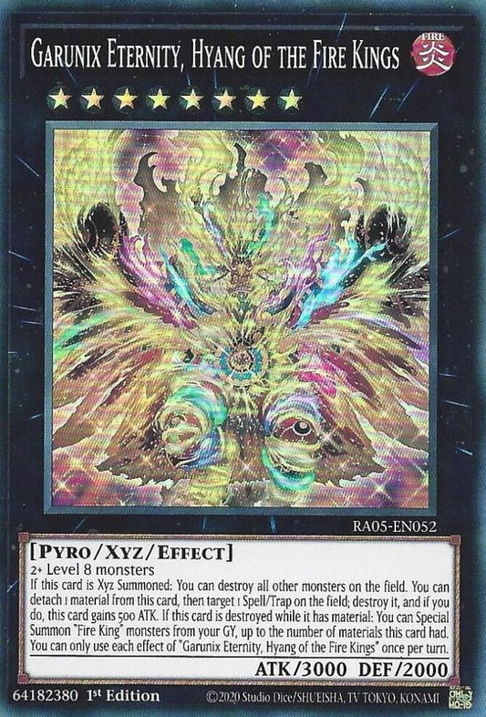 Garunix Eternity, Hyang of the Fire Kings (RA05-EN052) (Rarity Collection 5)