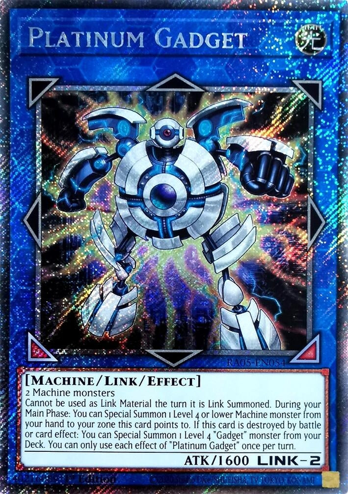 Platinum Gadget (Platinum Secret Rare) (RA05-EN054) (Rarity Collection 5)