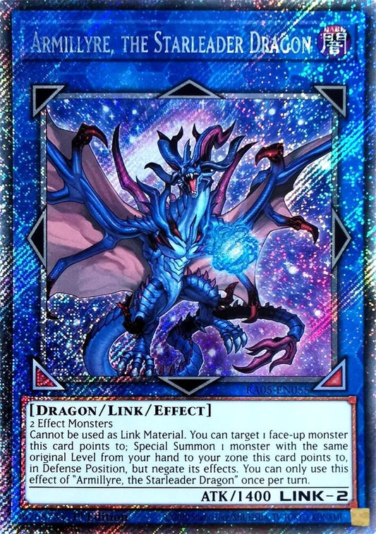 Armillyre, the Starleader Dragon (Platinum Secret Rare) (RA05-EN055) (Rarity Collection 5)