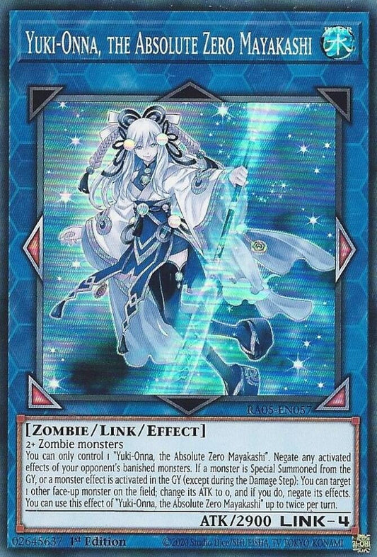 Yuki-Onna, the Absolute Zero Mayakashi (RA05-EN057) (Rarity Collection 5)