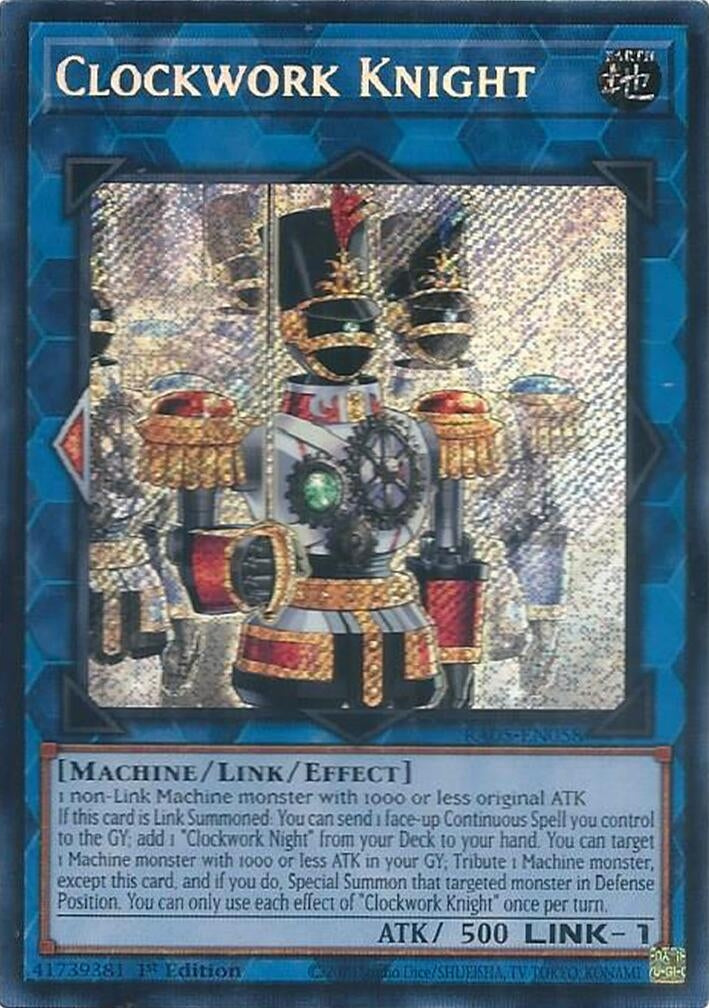 Clockwork Knight (Secret Rare) (RA05-EN058) (Rarity Collection 5)